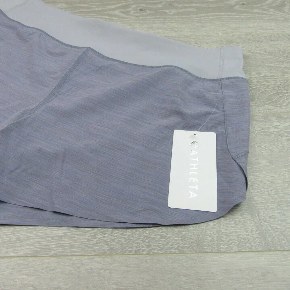 Athleta Run With It Textured 3.5" Shorts Womens XL - Picture 3 of 11